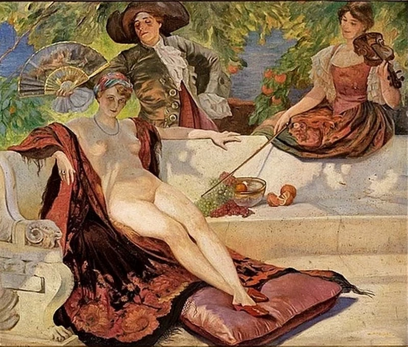 Nel parco del palazzo